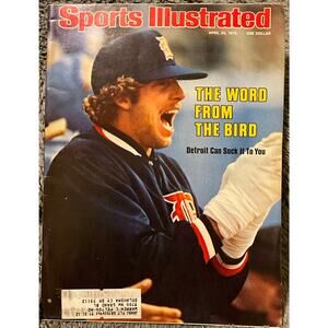 Vintage Sports Illustrated The Word From The Bird April 24, 1978